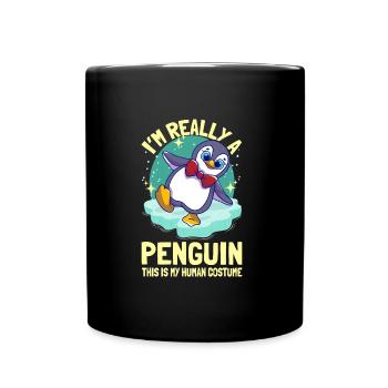 Pingouins Je suis vraiment un pingouin Mignon Pingouin - Mug uni - noir - Devant