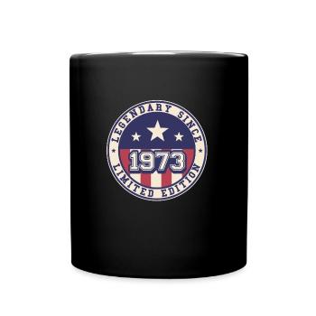 Légendaire depuis 1973 50e anniversaire - Mug uni - noir - Devant