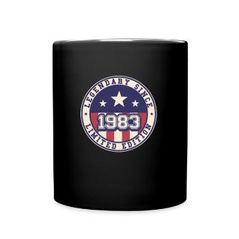 Légendaire depuis 1983 40e anniversaire - Mug uni - noir - Devant