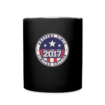 Génial depuis 2017 6ème anniversaire - Mug uni - noir - Devant