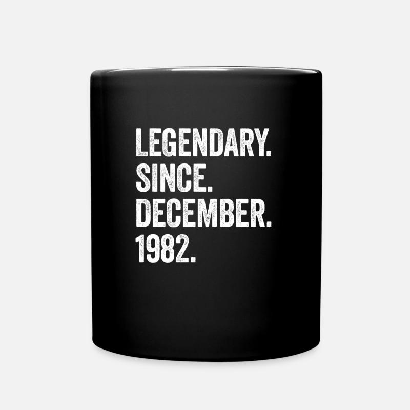 Légendaire depuis décembre 1982 40e anniversaire - Mug uni - noir