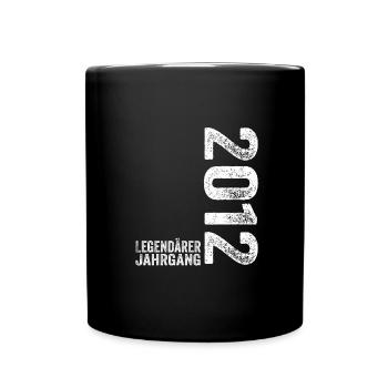 11 Jahre Legendärer Jahrgang 2012 11. Geburtstag - Tasse einfarbig - Schwarz - Vorne