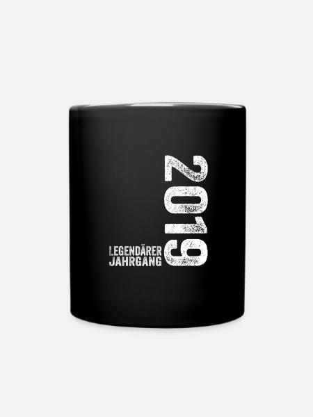 4 Jahre Legendärer Jahrgang 2019 4. Geburtstag - Tasse einfarbig - Schwarz