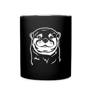 Funny Otter Otter Otter Animals Wilsigns - Full Colour Mug - black - Front