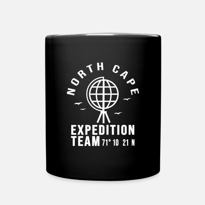 Nordkap - Tasse einfarbig - Schwarz