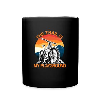 VTT Descente VTT - Mug uni - noir - Devant
