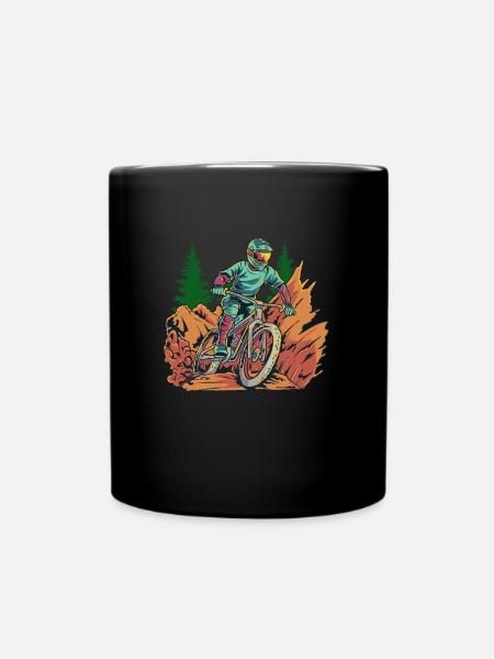 VTT de descente VTT - Mug uni - noir