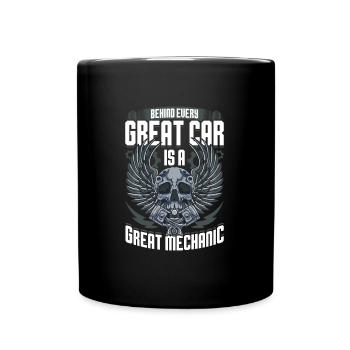 Mécanicien automobile Mécanicien automobile Mécanicien automobile Mécanicien - Mug uni - noir - Devant
