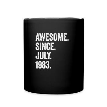 40e anniversaire 40 ans génial depuis juillet 1983 - Mug uni - noir - Devant