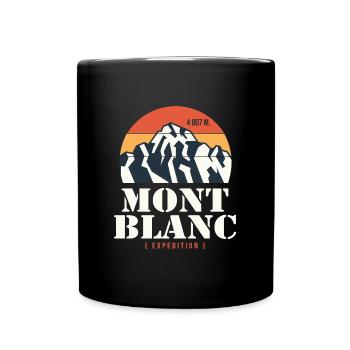 Mont Blanc Chamonix Alpinisme Randonnée - Mug uni - noir - Devant