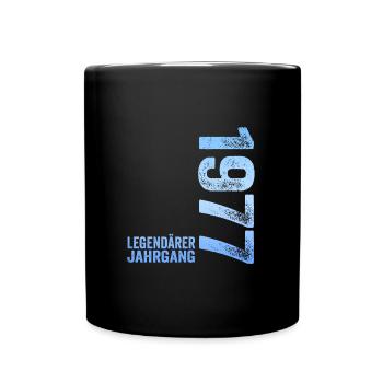 47. Geburtstag Legendärer Jahrgang 1977 47 Jahre - Tasse einfarbig - Schwarz - Vorne
