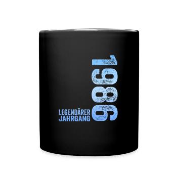 38. Geburtstag Legendärer Jahrgang 1986 38 Jahre - Tasse einfarbig - Schwarz - Vorne