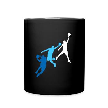 Basketball basketball basketball player - Full Colour Mug - black - Front