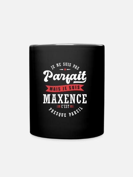 Maxence Parfait Cadeau prenom maxence - Mug uni - noir