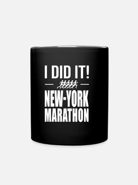 i did it run running - Mug uni - noir