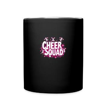 Cheerleading Cheer Squad Team Begeisterung - Tasse einfarbig - Schwarz - Vorne