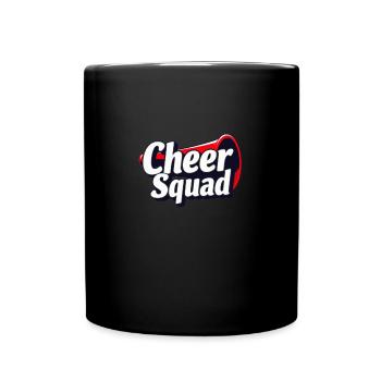 Cheer Squad Cheerleading Team Spaß - Tasse einfarbig - Schwarz - Vorne