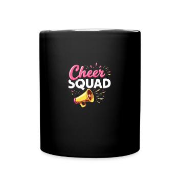 Cheer Squad Enthusiasm and Team Spirit - Full Colour Mug - black - Front