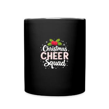 Cheer Squad de Noël Joie festive - Mug uni - noir - Devant