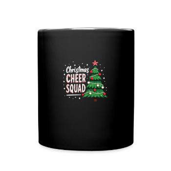 Noël joie cheer squad arbre plaisir - Mug uni - noir - Devant