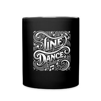 La danse en ligne mon hobby - mon truc - Mug uni - noir - Devant