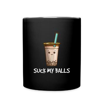 Suck my balls - Full Colour Mug - black - Front