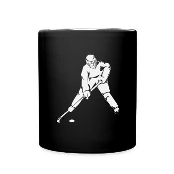Ice hockey player - Full Colour Mug - black - Front