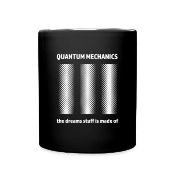 Quantum mechanics physics - Full Colour Mug - black - Front