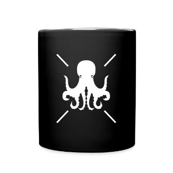 Aquarium de protection de l'environnement de poulpe de calmar de poulpe - Mug uni - noir - Devant