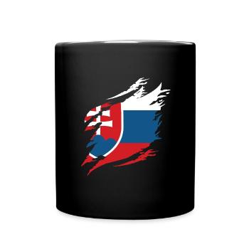 Slovakia Flag Vintage Slovak Flag Home - Full Colour Mug - black - Front