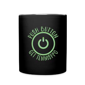 Tennis - Full Colour Mug - black - Front