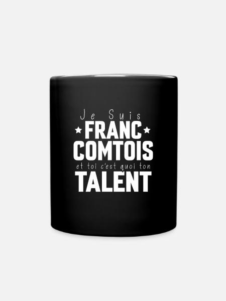 Franc comtois humour franche comté ville région - Mug uni - noir