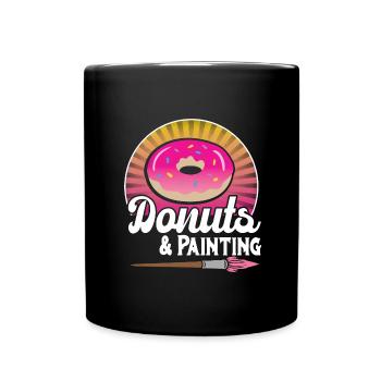 Maler - Tasse einfarbig - Schwarz - Vorne