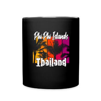 Îles Phi Phi Thaïlande - Mug uni - noir - Devant