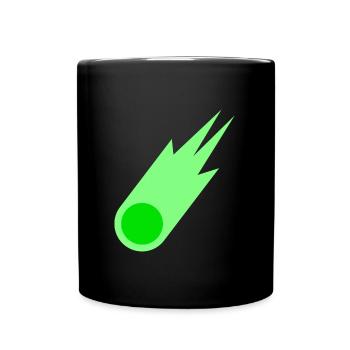 Cadeau d’astronome d’astronomie de comète verte - Mug uni - noir - Devant