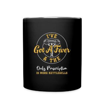 J’ai de la fièvre et le seul prés... - Mug uni - noir - Devant