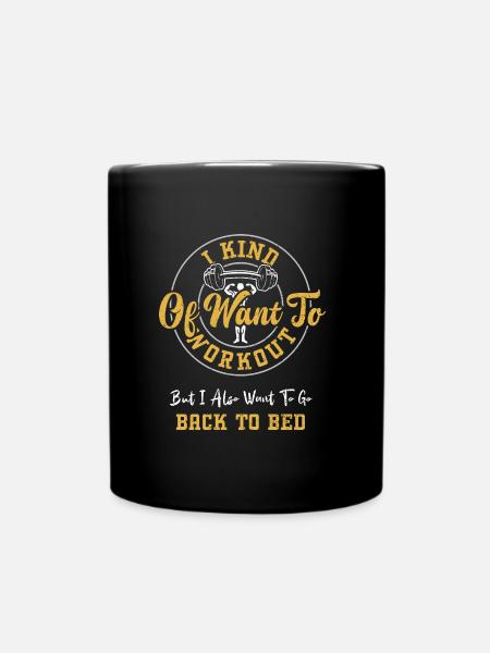 J’ai envie de m’entraîner, mais je... - Mug uni - noir