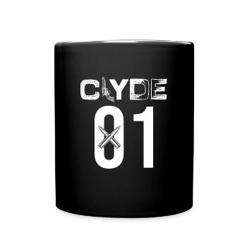 Bonnie and Clyde 01 Couple Outfit - Full Colour Mug - black - Front