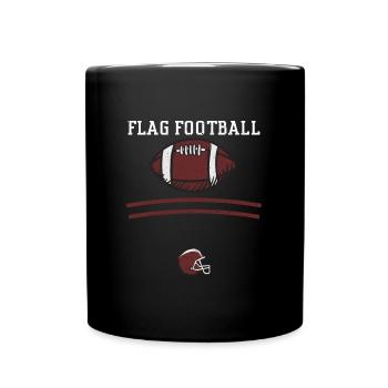 Flag Football - Football - Full Colour Mug - black - Front