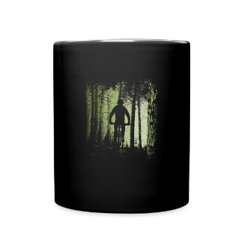 Vélo Waldweg-Radler Offroad Descente VTT - Mug uni - noir - Devant