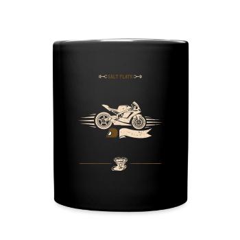Salt Flats - Motorcycle - Tasse einfarbig - Schwarz - Vorne