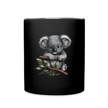 Koala Mignon Koala Bear Bébé - Mug uni - noir - Devant