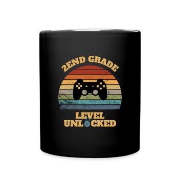 2. Klasse Gaming Retro Geschenk! - Tasse einfarbig - Schwarz - Vorne