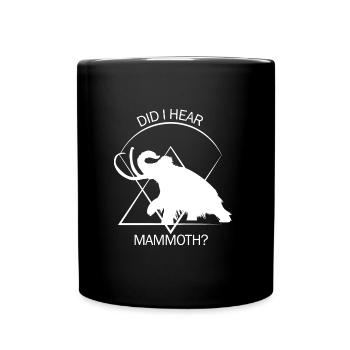 Drôle de mammouth Âge de pierre Conception de l’âge de glace Préhistorique - Mug uni - noir - Devant