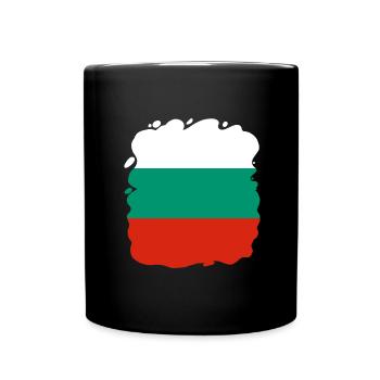 Drapeau bulgare Drapeau bulgare Sables d’or - Mug uni - noir - Devant