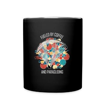 Parapente Gleitschirm Paragleiter Parapente - Mug uni - noir - Devant