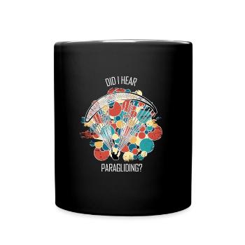 Paragliding Gleitschirm Paragleiter Paraglider - Full Colour Mug - black - Front