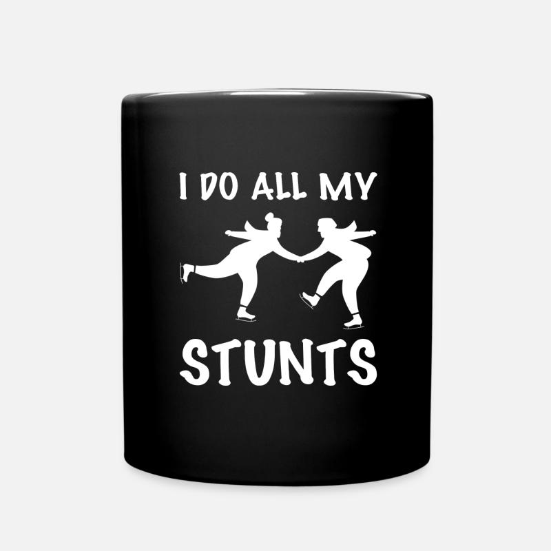 Patinage sur glace Patinage sur glace Patinage sur glace - Mug uni - noir
