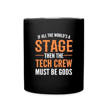 Theater Schauspiel Schauspieler Schauspielerin - Tasse einfarbig - Schwarz - Vorne