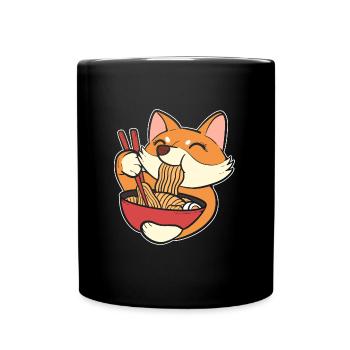 Corgi Ramen - Mug uni - noir - Devant